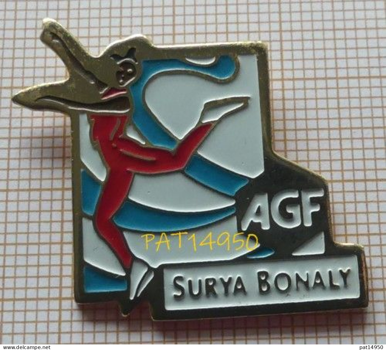 PAT14950 PATINAGE ARTISTIQUE  SURYA BONALY SPONSOR AGF ASSURANCES - Skating (Figure)