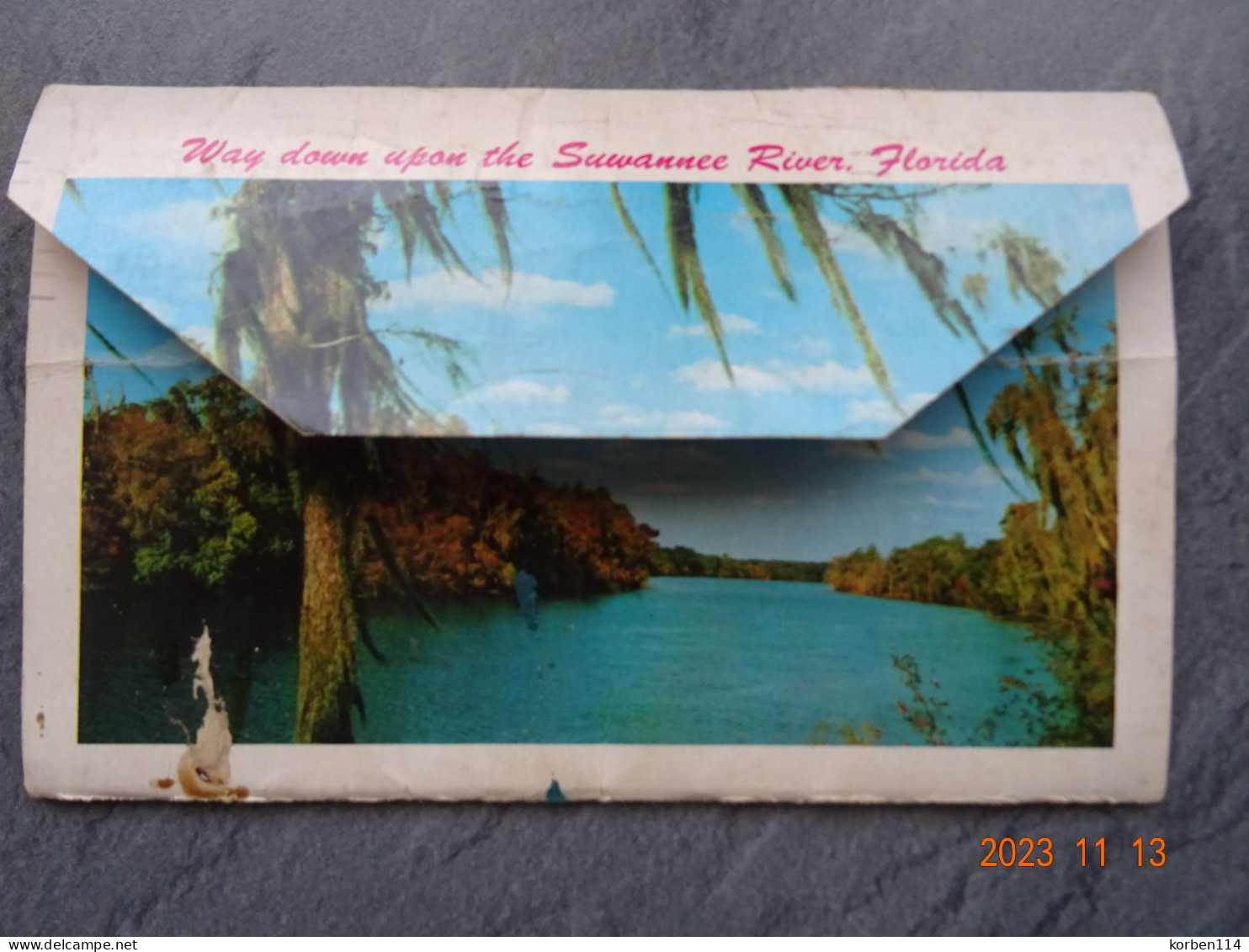 SCENIC FLORIDA  OUD BOEKJE  AFGESTEMPELD IN 1958  15,5   X  10,00  CM - Pensacola