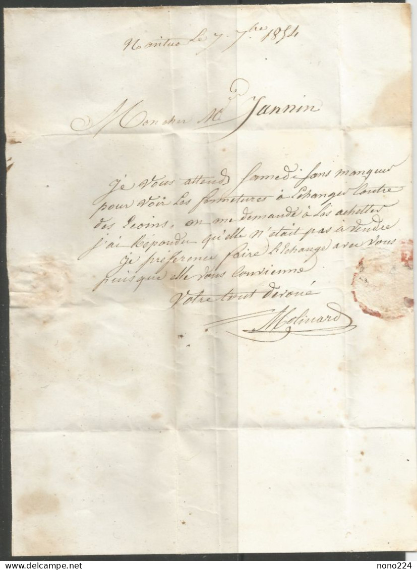 Lettre De 1854 ( France ) - Unclassified