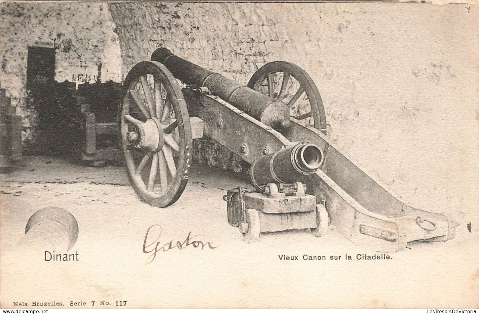 BELGIQUE - Dinant - Vieux Canon Sur La Citadelle - Carte Postale Ancienne - Dinant
