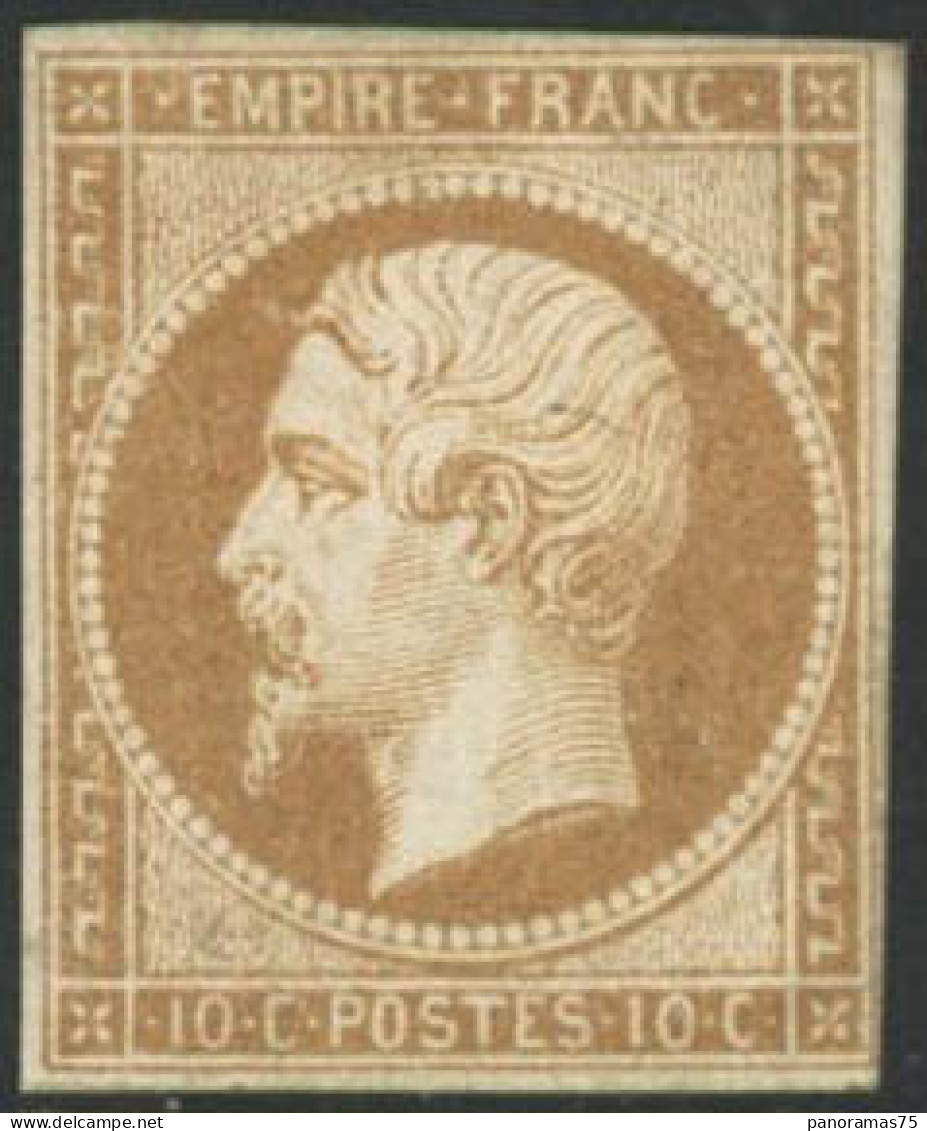 * N°13A 10c Bistre, Type I - TB - 1853-1860 Napoleone III