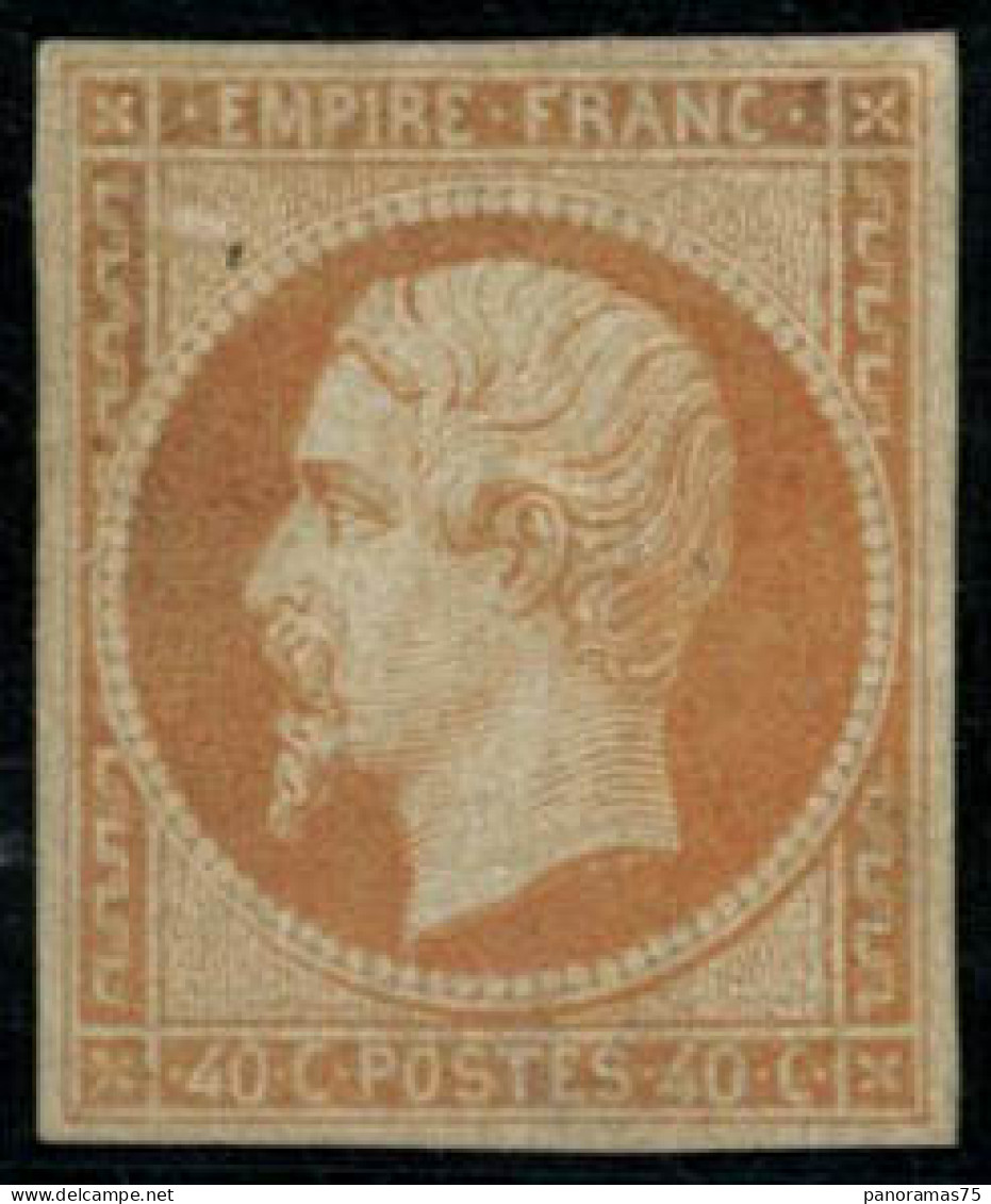 ** N°16 40c Orange, Signé Calves Et Miro - TB - 1853-1860 Napoléon III.