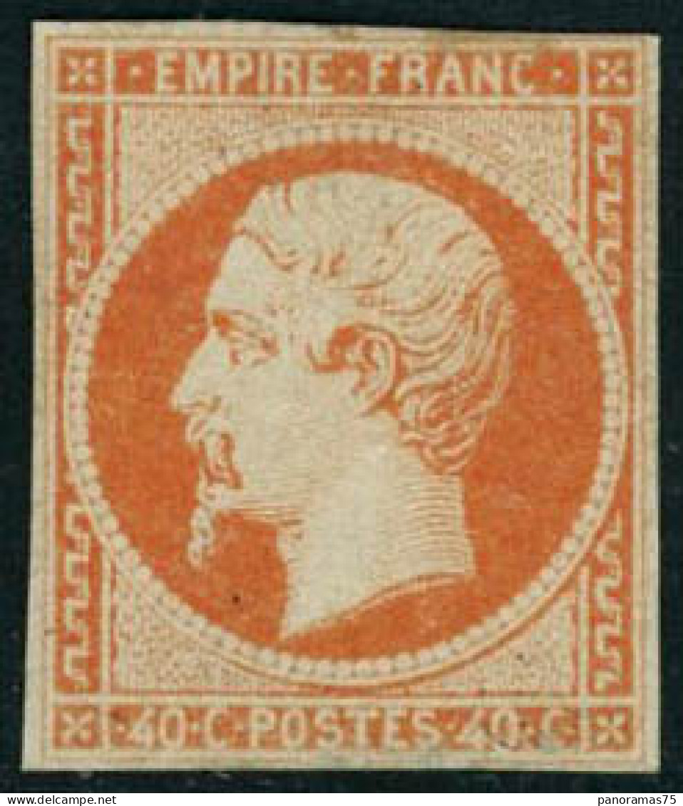 * N°16 40c Orange, Petites Marges - B - 1853-1860 Napoléon III