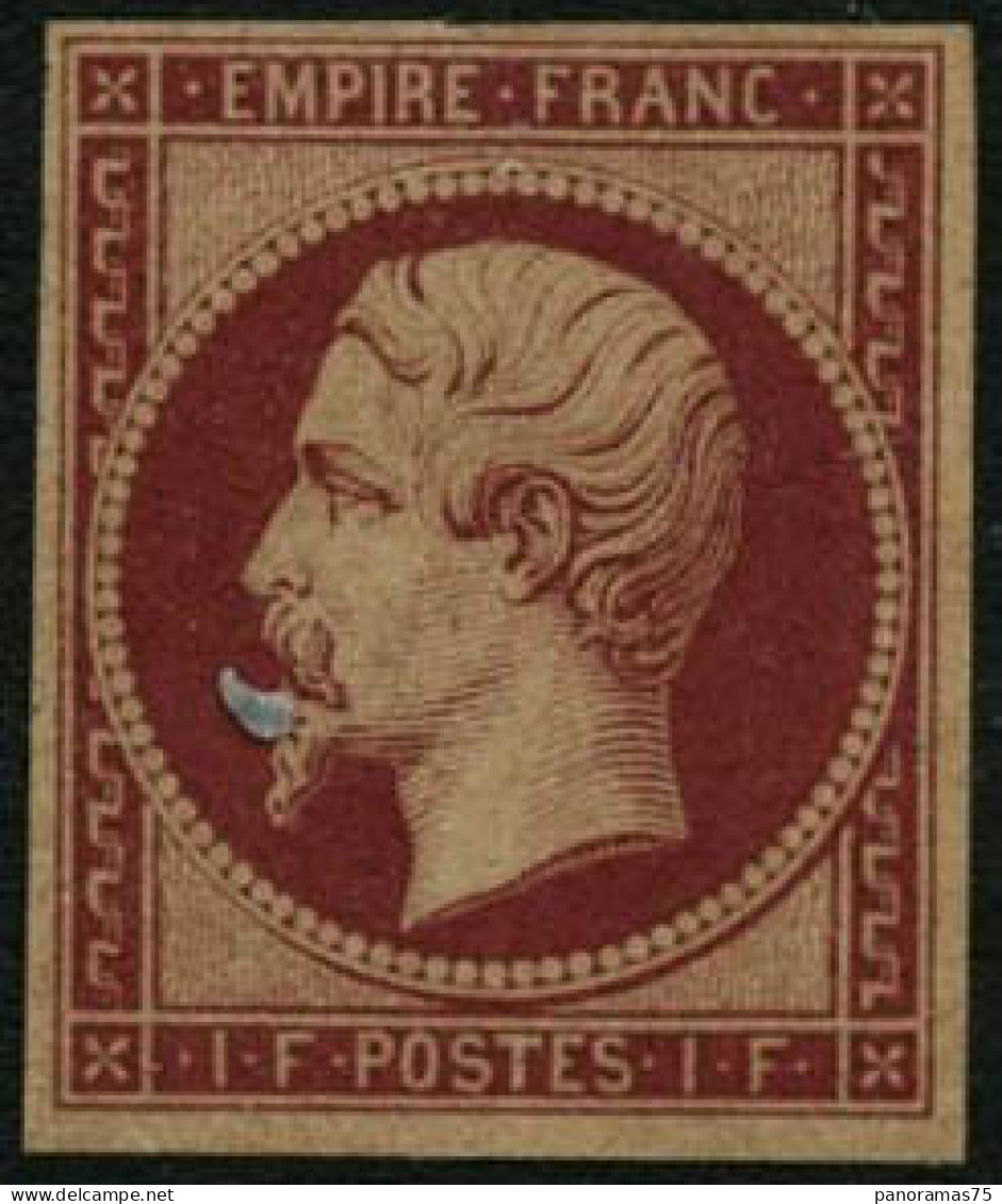 ** N°18d 1F Carmin, Réimp - TB - 1853-1860 Napoleone III