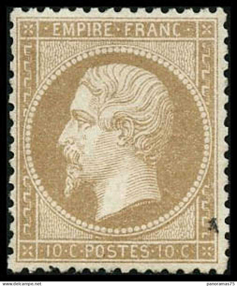 ** N°21 10c Bistre, Pièce De Luxe - TB - 1862 Napoleon III