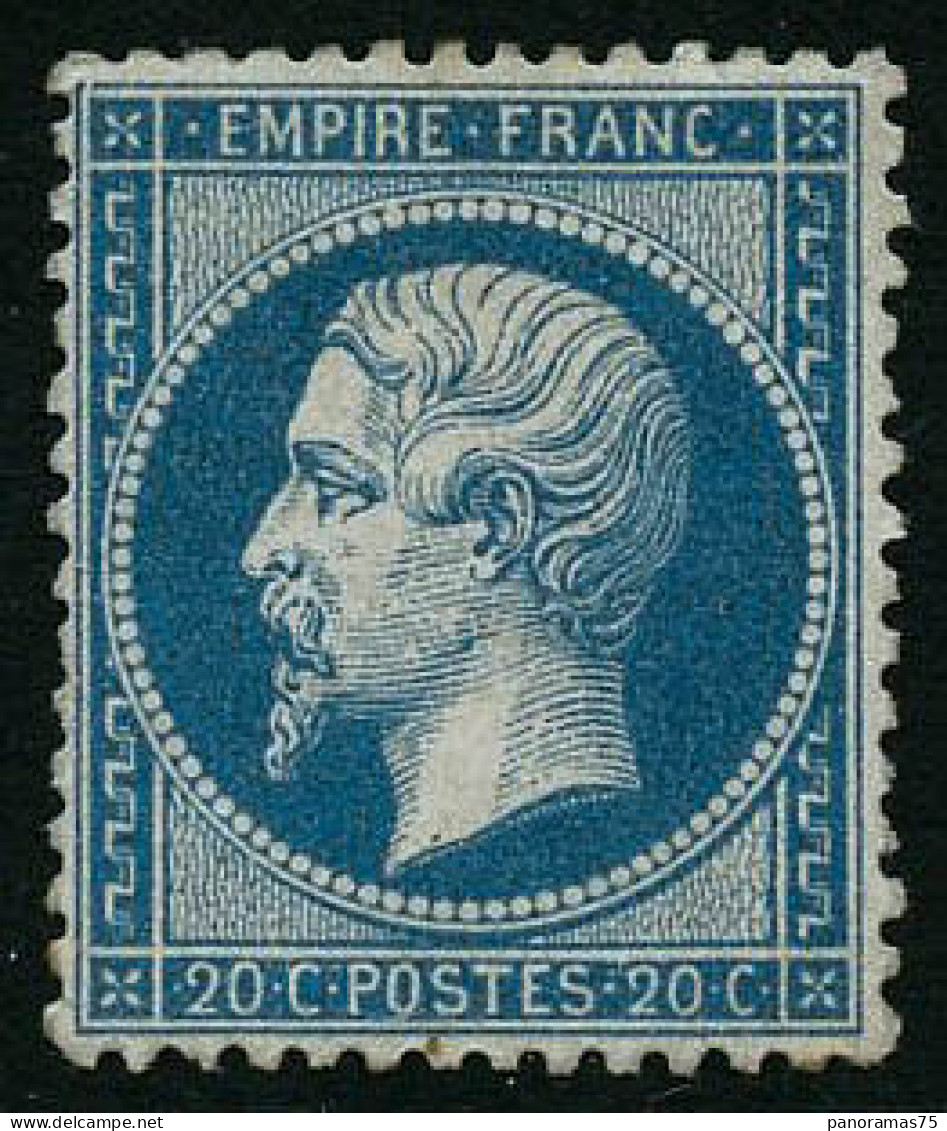 * N°22 20c Bleu, Signé Calves - TB - 1862 Napoléon III