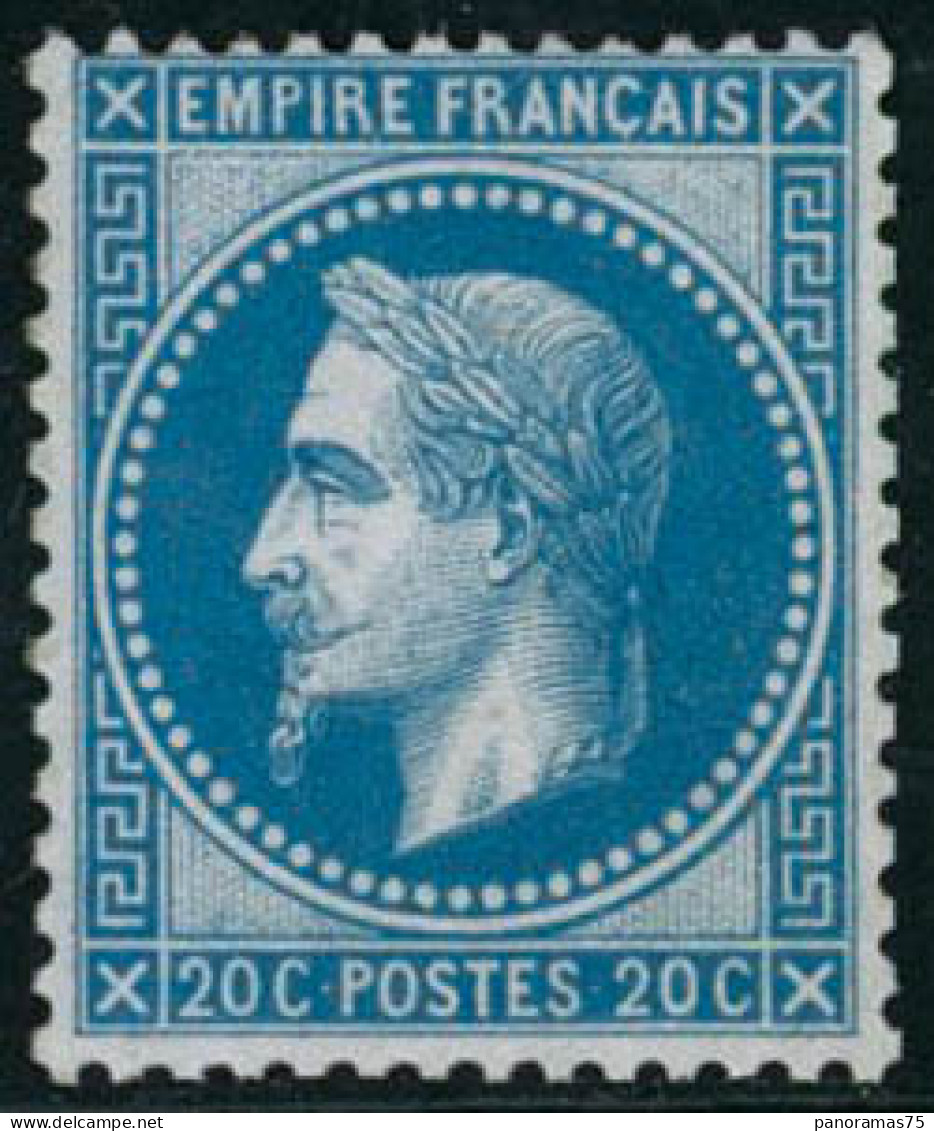 ** N°29A 20c Bleu, Type I - TB - 1863-1870 Napoléon III Lauré