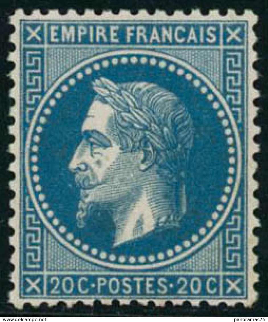 ** N°29B 20c Bleu, Type II Pièce De Luxe - TB - 1863-1870 Napoleone III Con Gli Allori