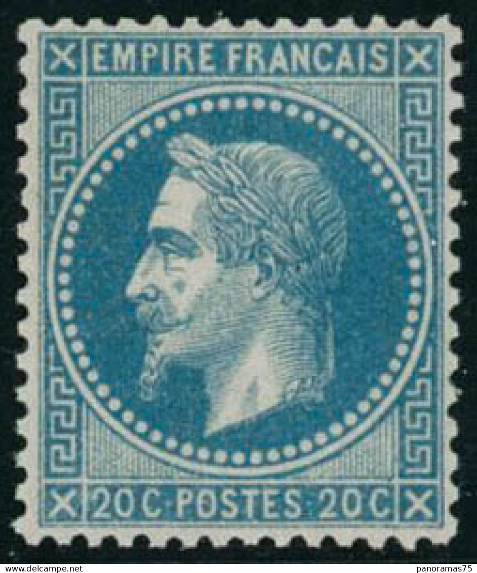 ** N°29B 20c Bleu, Type II Pièce De Luxe - TB - 1863-1870 Napoléon III Lauré