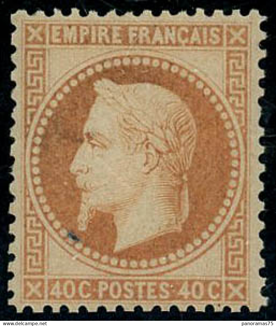 ** N°31 40c Orange, Signé Brun - TB - 1863-1870 Napoléon III Lauré