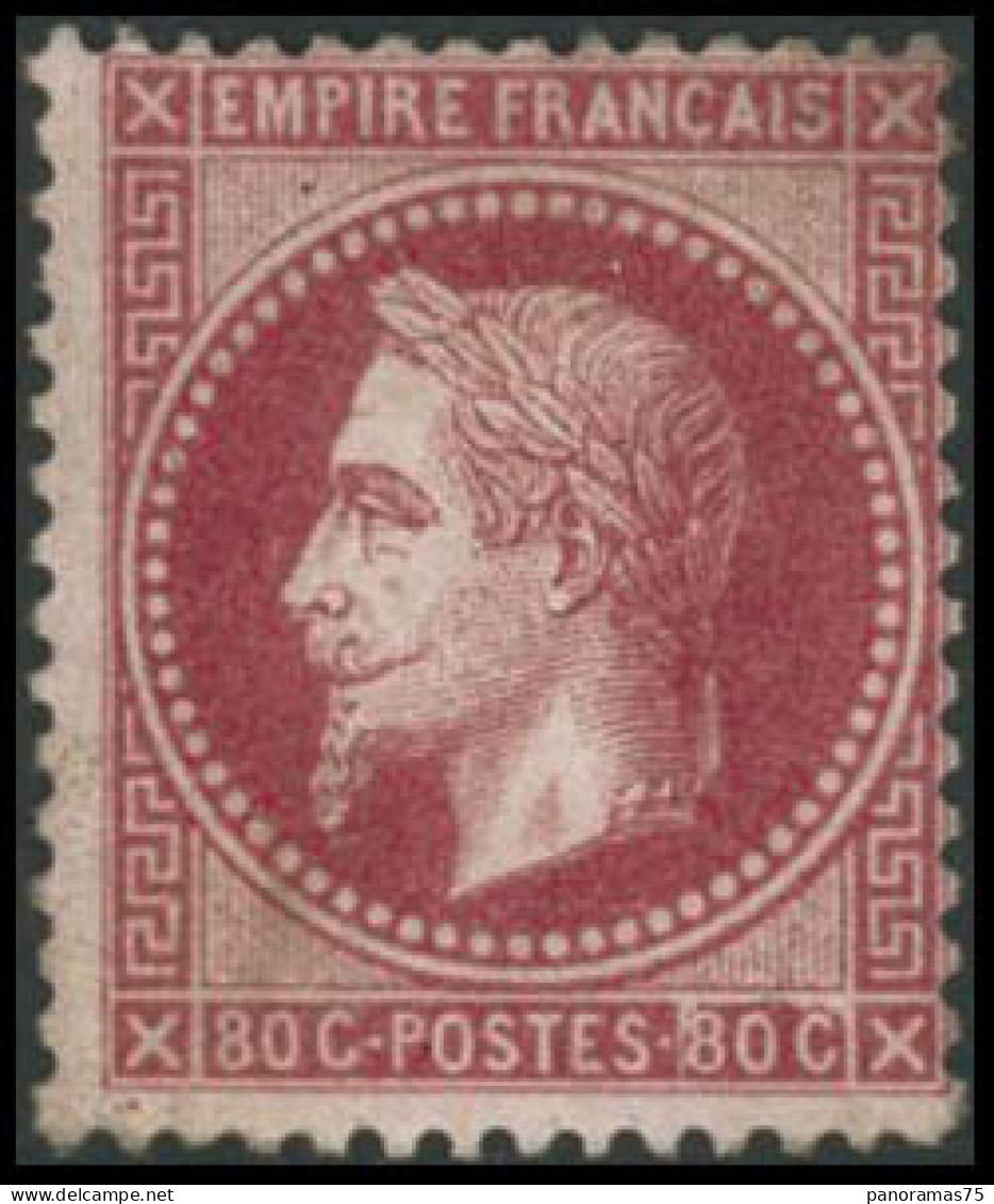 ** N°32 80c Rose - B - 1863-1870 Napoléon III Lauré