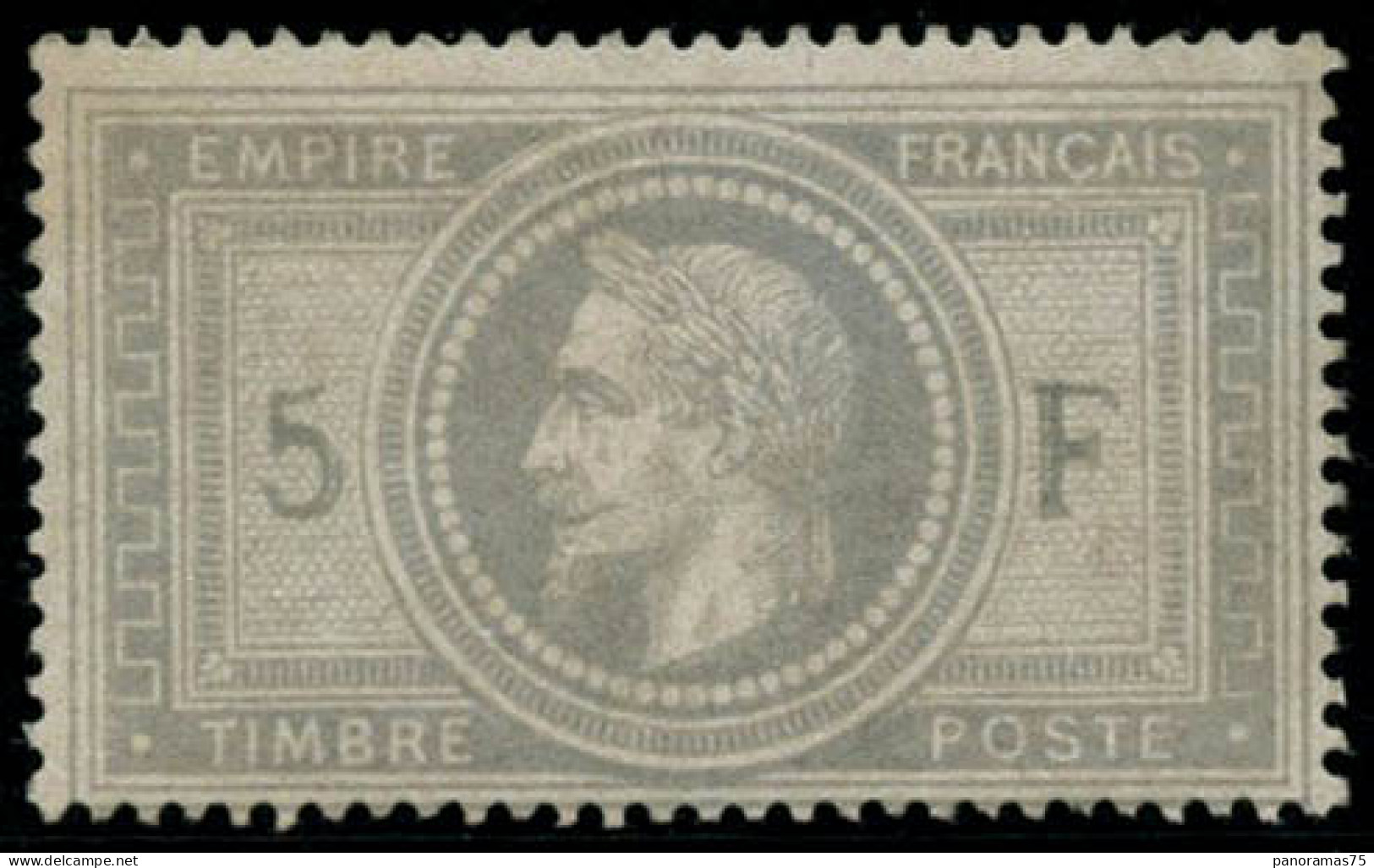 * N°33 5F Empire Quasi SC, Signé Calves - TB - 1863-1870 Napoléon III Lauré