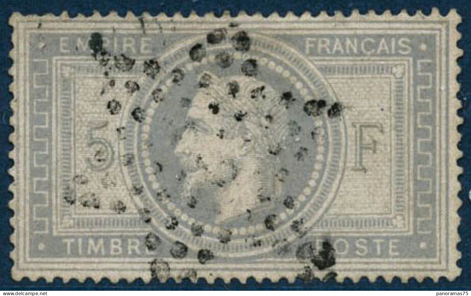 Obl. N°33 5F Empire - TB - 1863-1870 Napoléon III Lauré