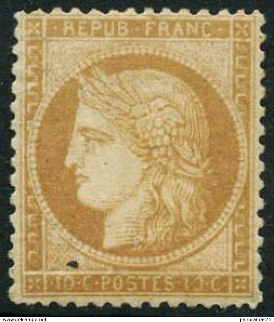 ** N°36 10c Bistre-jaune, Pièce De Luxe - TB - 1870 Belagerung Von Paris