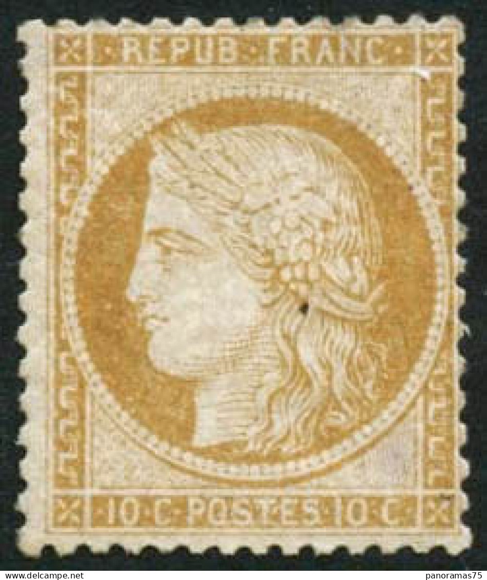 ** N°36 10c Bistre-jaune - TB - 1870 Asedio De Paris