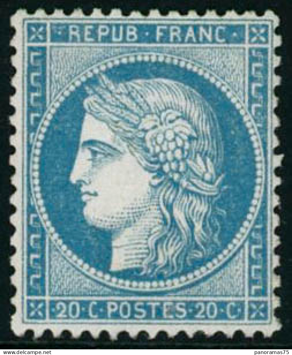 ** N°37 20c Bleu, Signé Calves - TB - 1870 Siège De Paris