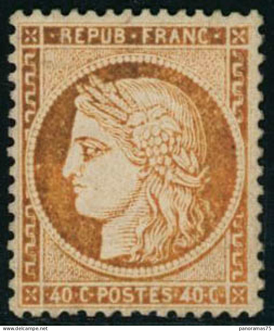 ** N°38 40c Orange, Pièce De Luxe - TB - 1870 Belagerung Von Paris