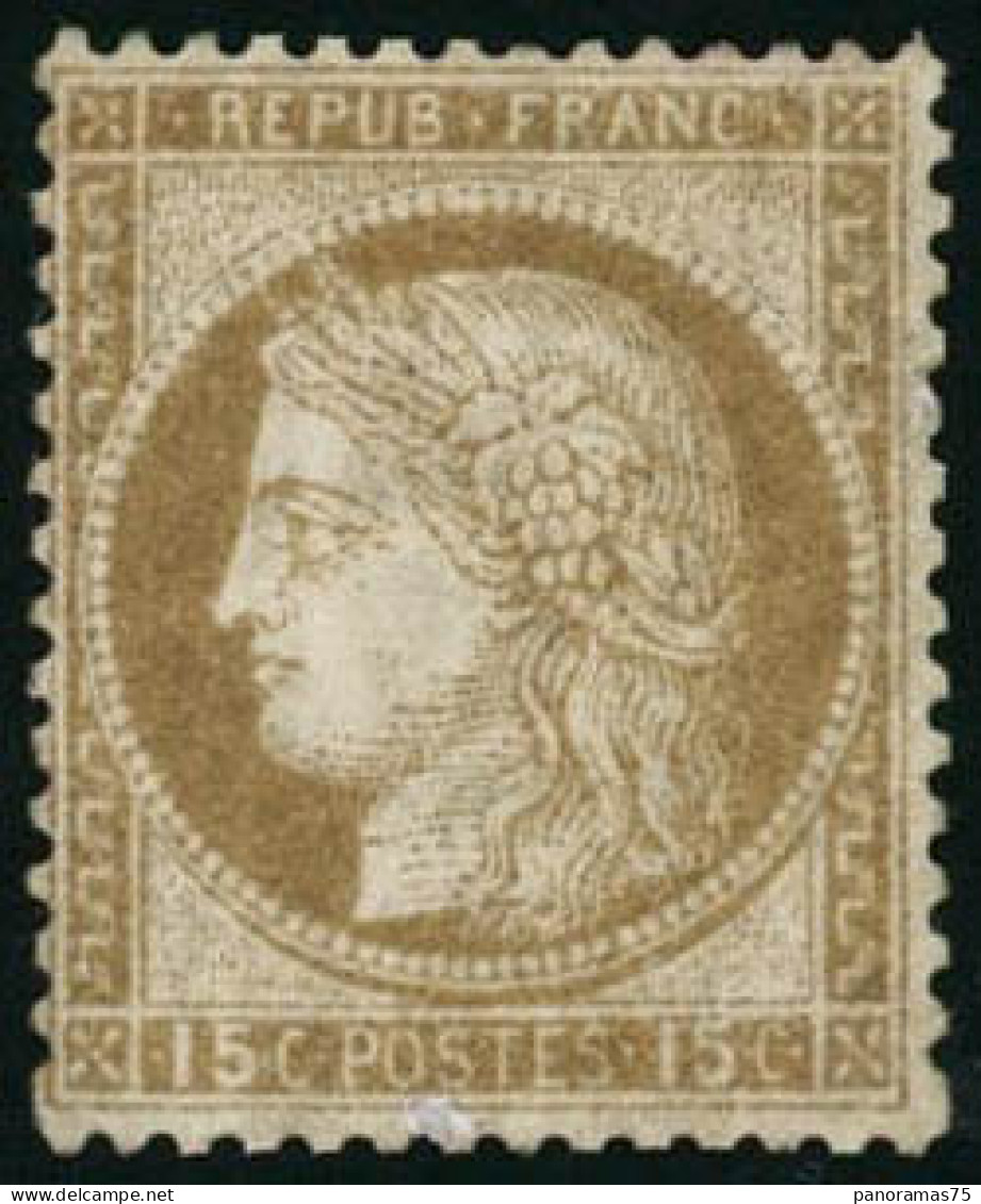 ** N°55 15c Bistre, Pièce De Luxe - TB - 1871-1875 Cérès