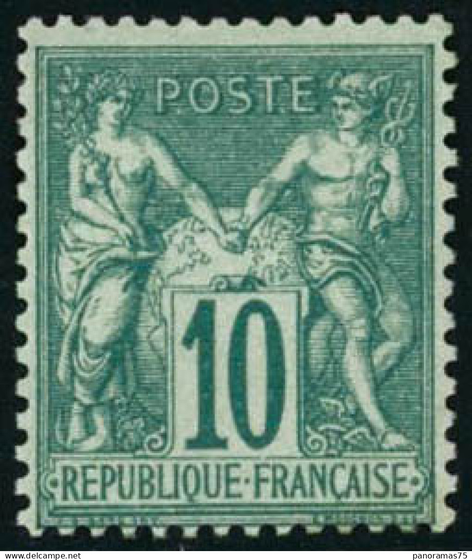 ** N°65 10c Vert - TB - 1876-1878 Sage (Type I)