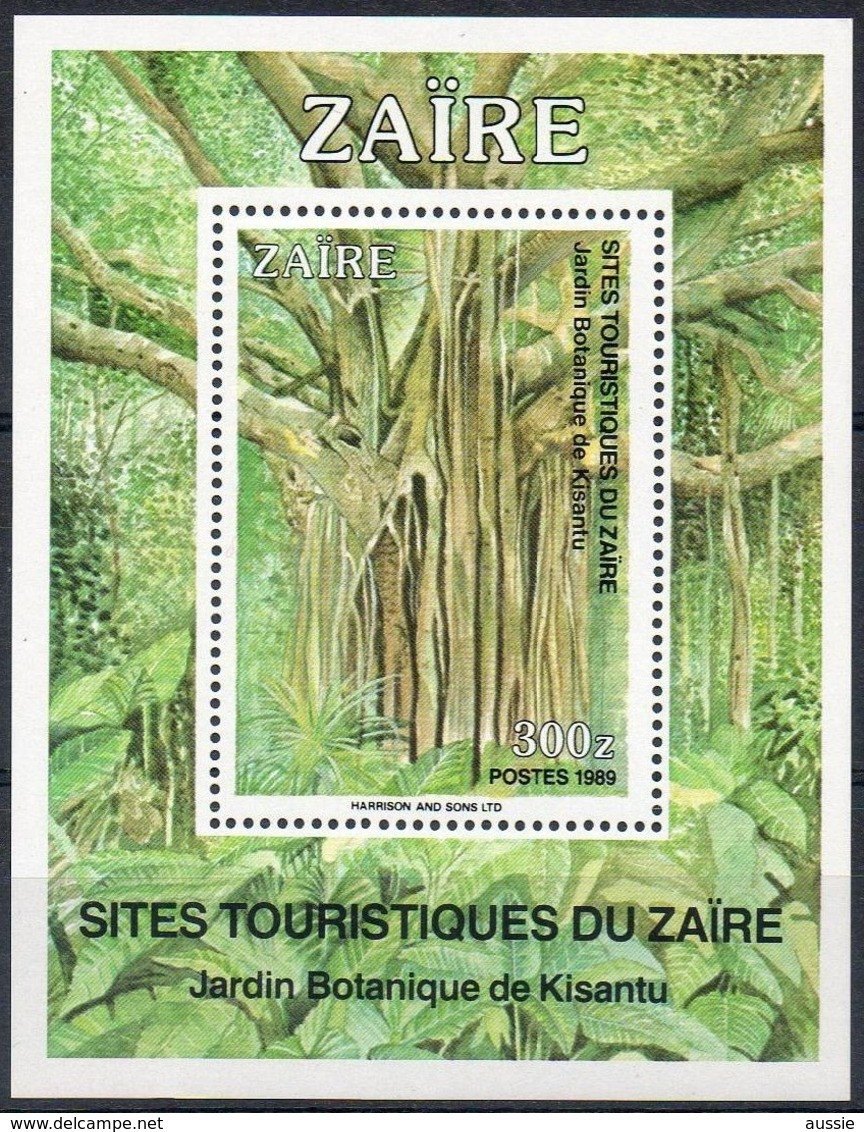 Zaire 1990 OCBn° Bloc 67 *** MNH Cote 5 € Sites Touristiques - Neufs