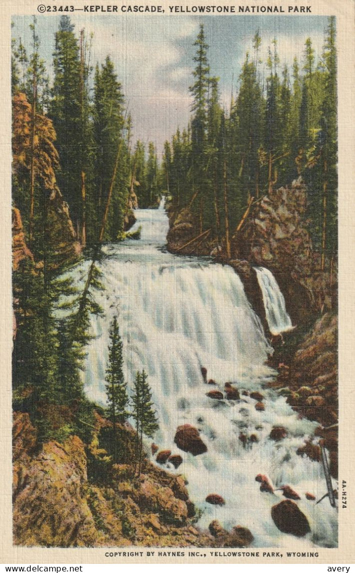 Kepler Cascade, Yellowstone National Park, Wyoming - Yellowstone