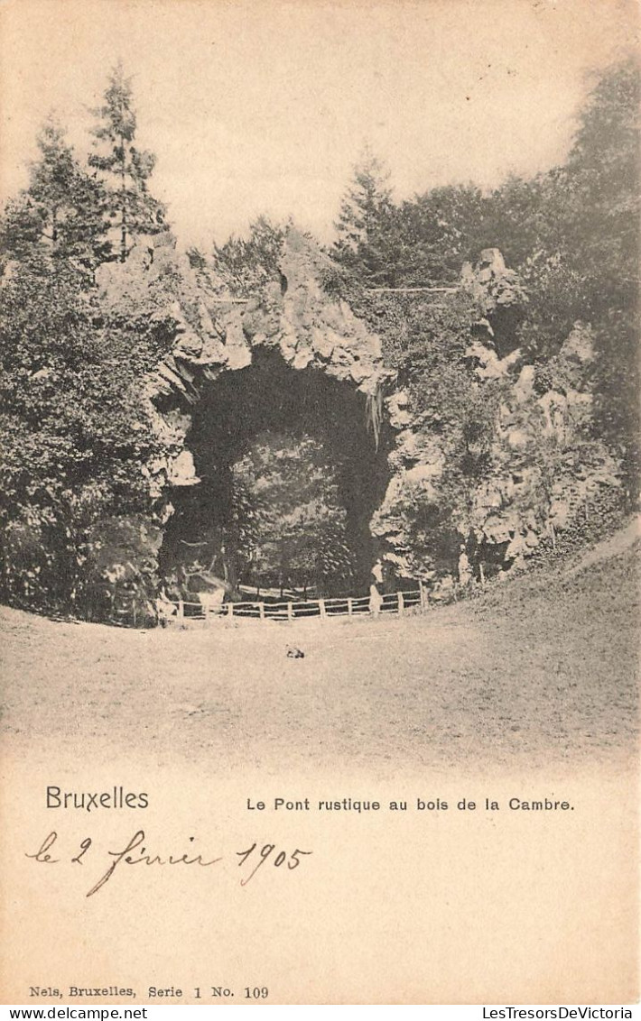 BELGIQUE - Bruxelles - Le Pont Rustique Au Bois De La Cambre - Carte Postale Ancienne - Plätze