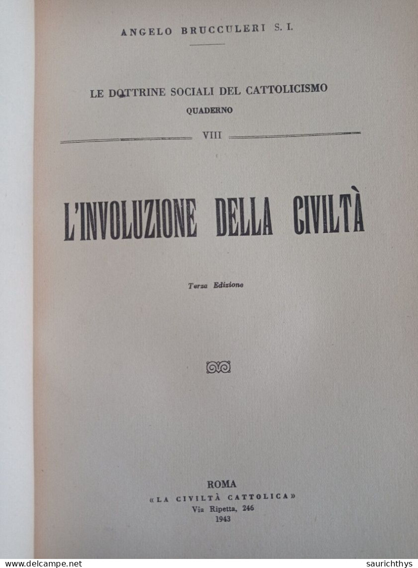 Angelo Brucculeri Le dottrine sociali del cattolicismo Il capitalismo appartenuto a Ministro del governo Dini