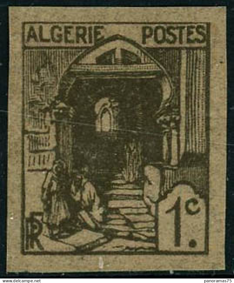 ** N°34a 1c Gris-olive Non Dentelé - TB - Other & Unclassified