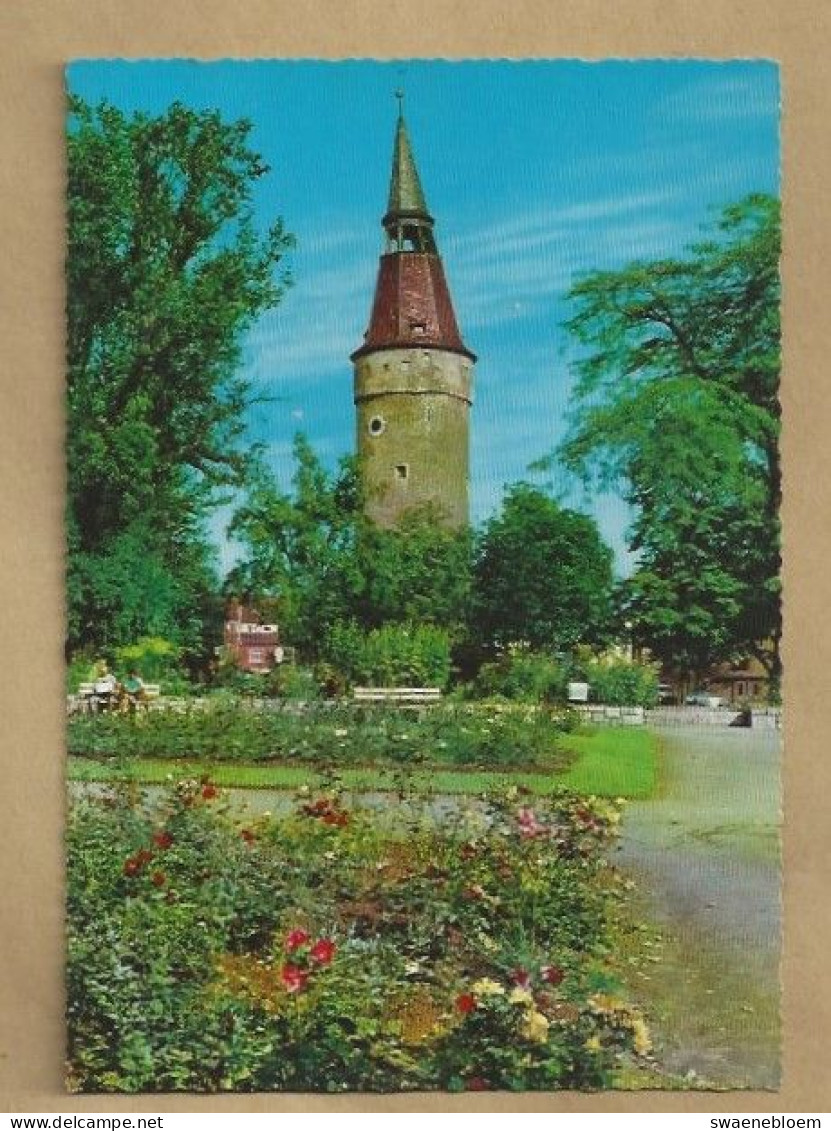 DE.- KITZINGEN AM MAIN. FALTERTURM. SEIT 1964 DEUTSCHES FASTNACHTSMUSEUM. ONGELOPEN. - Kitzingen