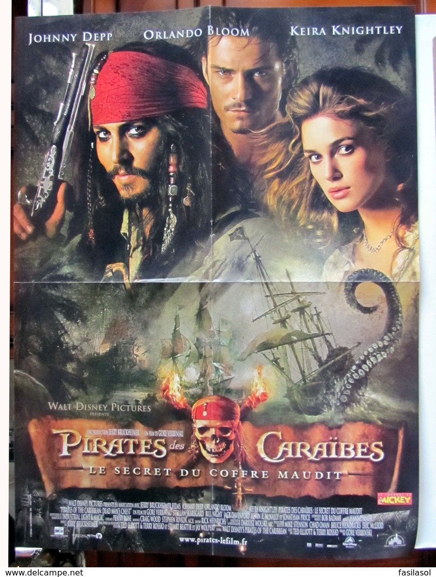 Affiche De Film : Pirates Des Caraïbes 42 X 55,5cm) Repro Journal De Mickey - Affiches & Posters