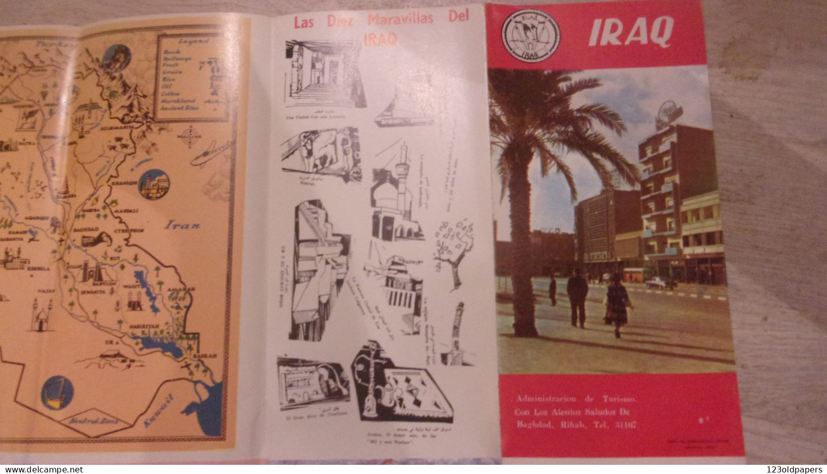 IRAQ IRAK BAGHDAD RIHAD - Dépliants Touristiques