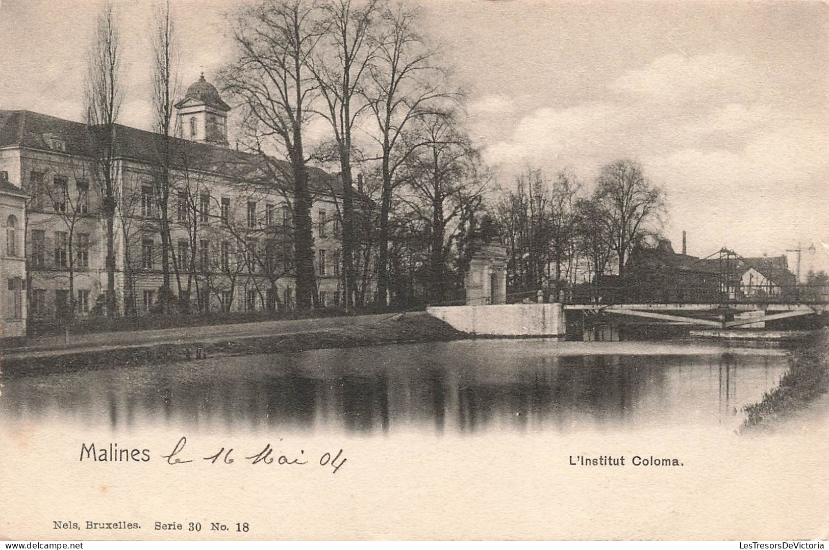 BELGIQUE - Malines - L'institut Coloma - Carte Postale Ancienne - Mechelen