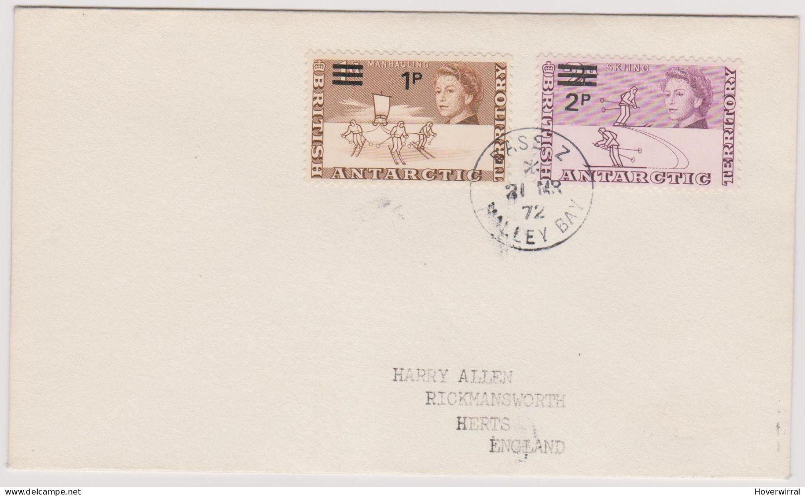 BRITISH ANTARCTIC TERRITORY>HALLEY BASE》Annigoni - Lettres & Documents