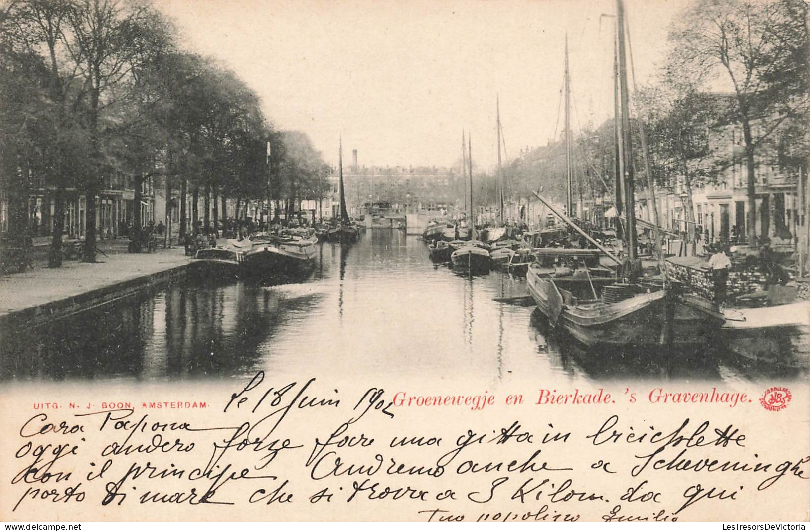 PAYS-BAS - 's Gravenhage - Groenewegje Et Bierkade - Carte Postale Ancienne - Autres & Non Classés