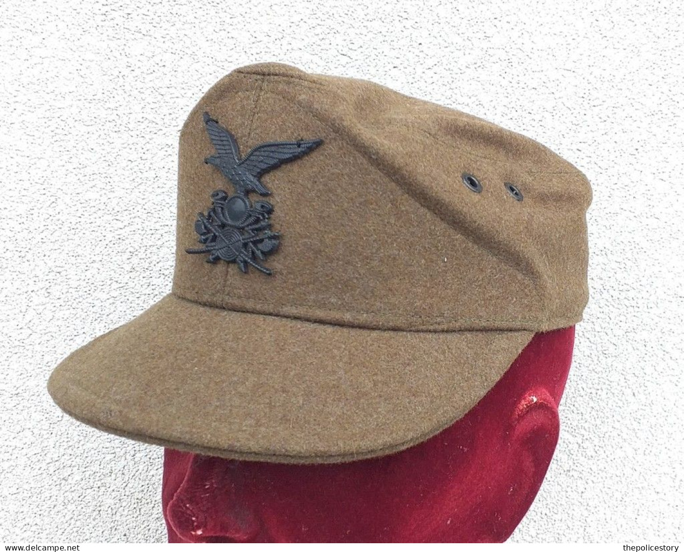 Berretto Da Campo Vintage Alpini Rgt. Genio Trasmissioni Mai Usato Completo - Headpieces, Headdresses