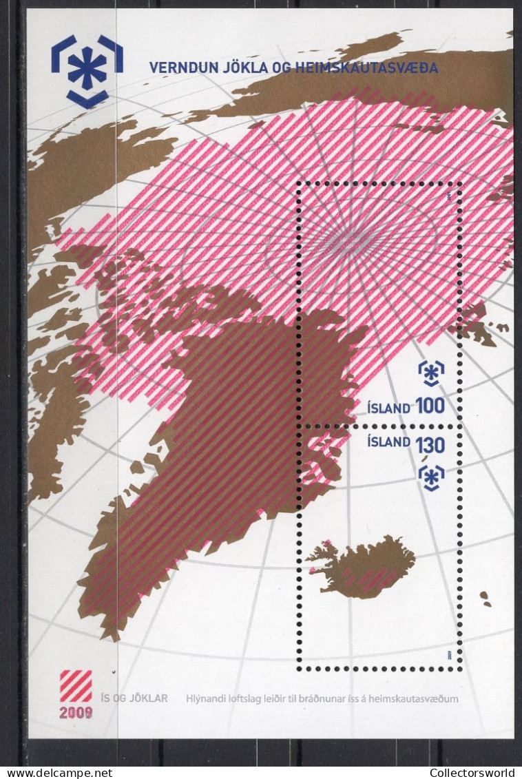 Iceland Block 2v 2009 International Polar Year - Preservation Polar Region MNH - Ungebraucht