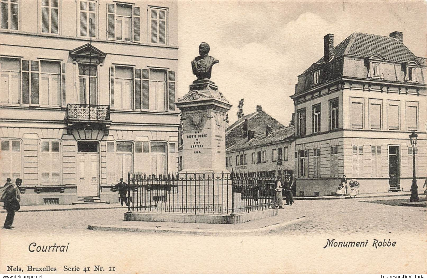 BELGIQUE - Courtrai - Le Monument Robbe - Carte Postale Ancienne - Kortrijk