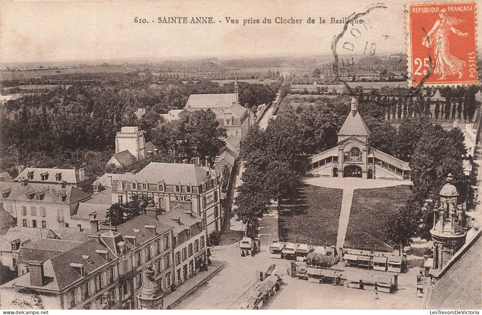 FRANCE - Sainte Anne D'Auray - Vue Prise Du Clocher De La Basilique - Carte Postale Ancienne - Sainte Anne D'Auray