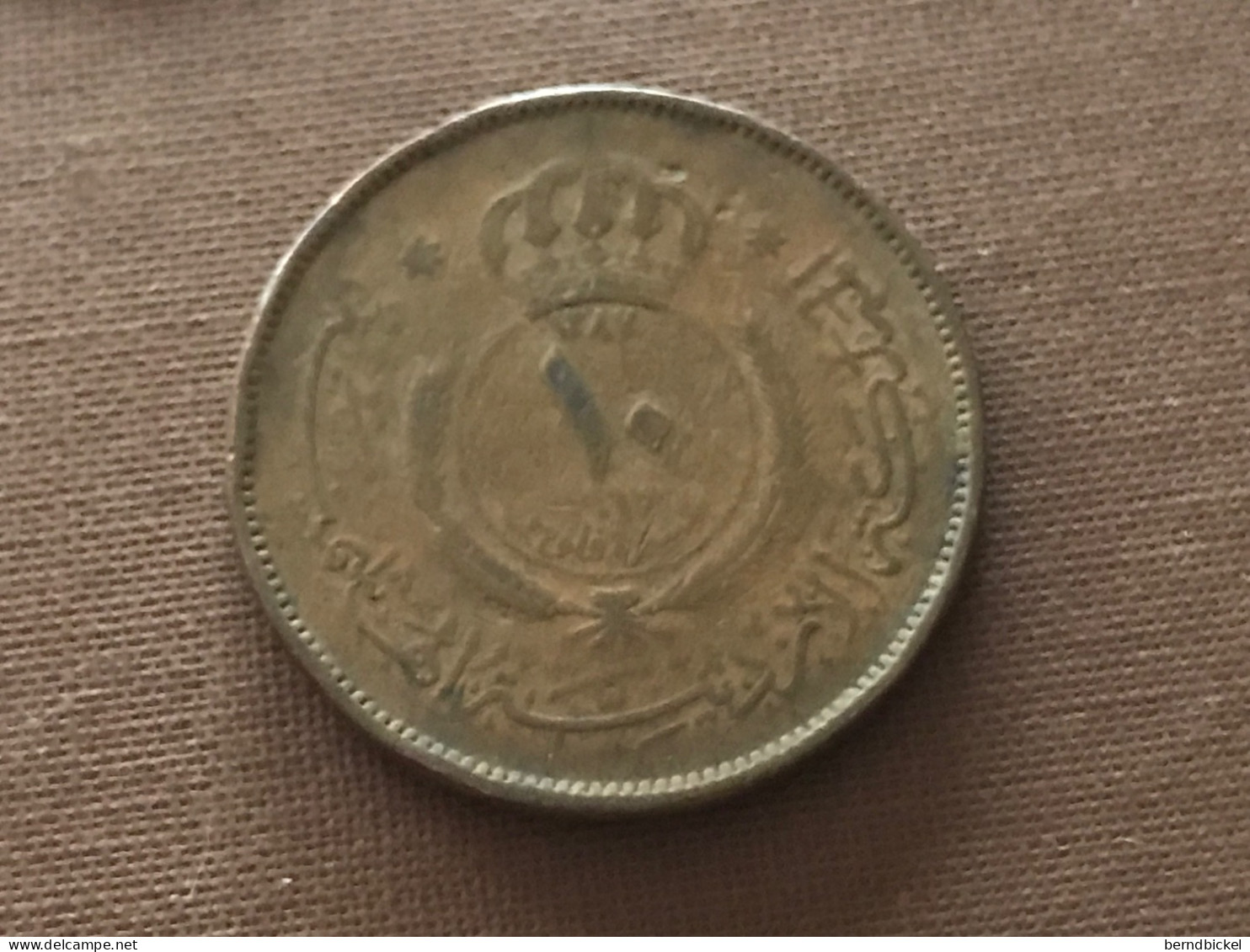 Münze Münzen Umlaufmünze Jordanien 10 Fils 1967 - Jordania