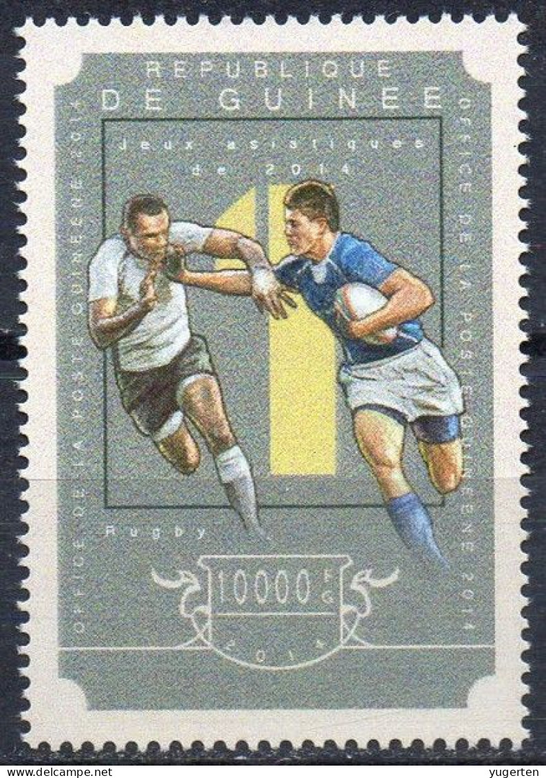 GUINEA - 1v - MNH - 2014 Asian Games - Rugby - Sport -  Incheon - South Korea - Badminton