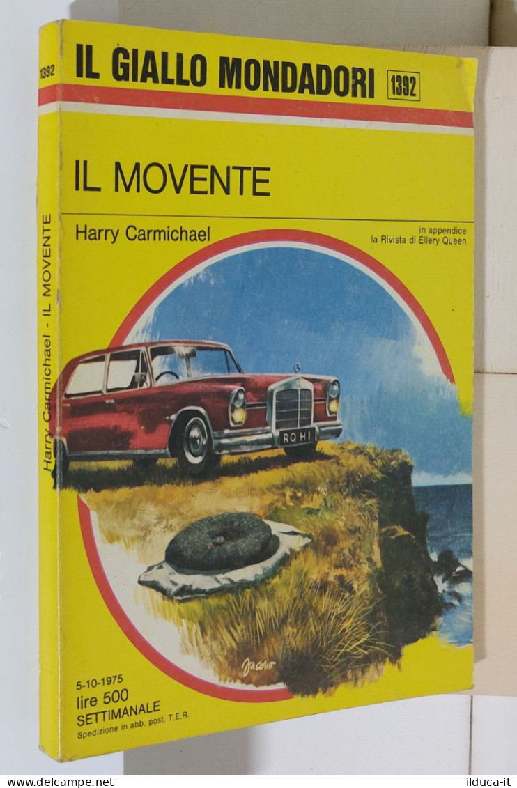 I116906 Classici Giallo Mondadori 1392 - Harry Carmichael - Il Movente - 1975 - Policiers Et Thrillers