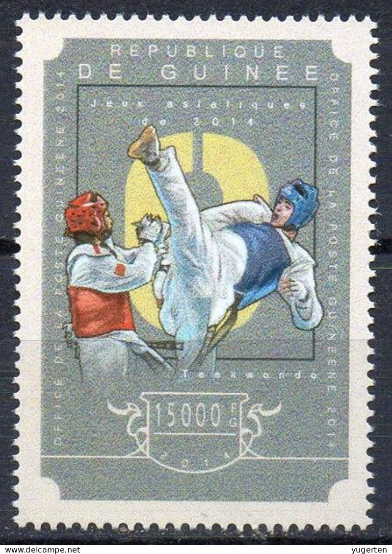 GUINEA - 1v - MNH - 2014 Asian Games - Taekwondo - Sport -  Incheon - South Korea - Zonder Classificatie