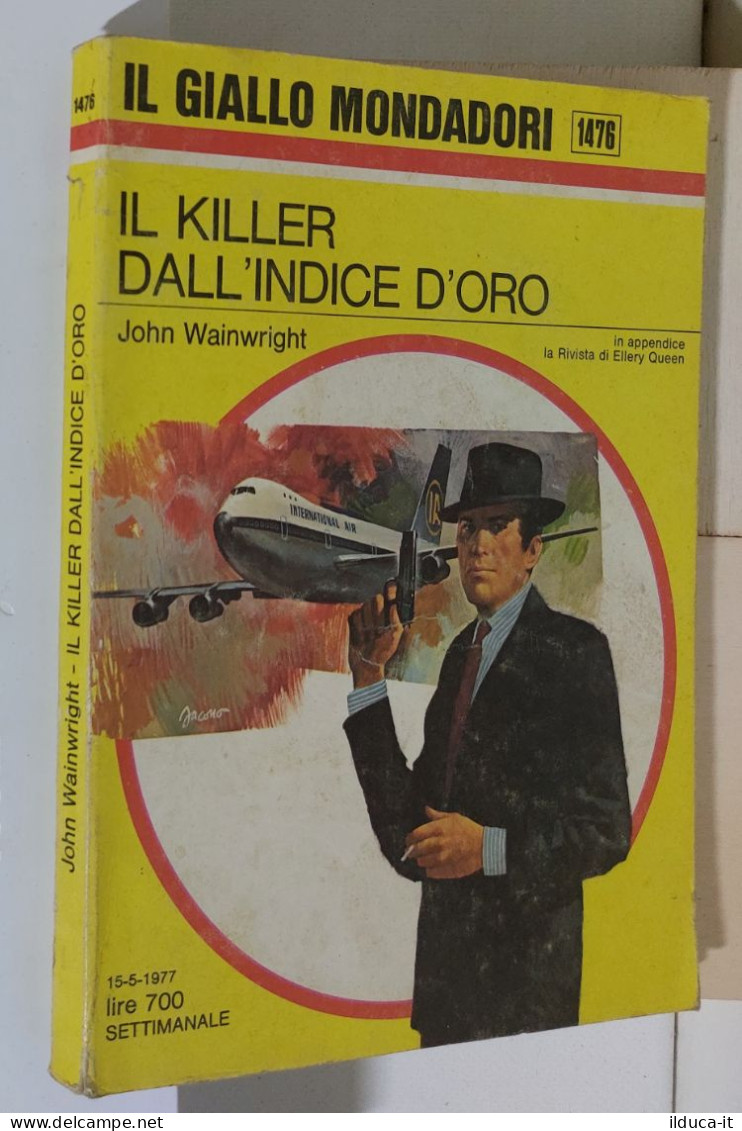 I116907 Classici Giallo Mondadori 1476 - Il Killer Dall'indice D'oro - 1977 - Policiers Et Thrillers