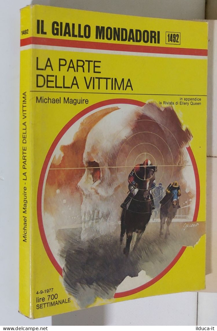 I116916 Classici Giallo Mondadori 1492 - M Maguire - La Parte Della Vittima 1977 - Policiers Et Thrillers