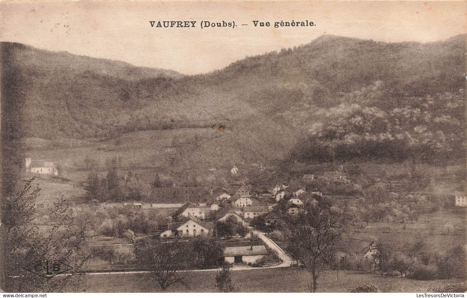 FRANCE - Vaufrey - Vue Générale De La Ville  - Carte Postale Ancienne - Sonstige & Ohne Zuordnung