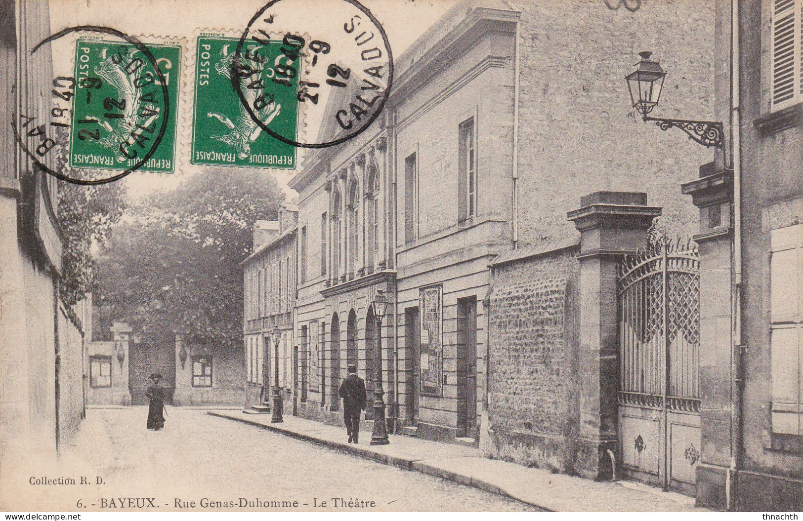 1912 BAYEUX / RUE GENAS DUHOMME - Bayeux