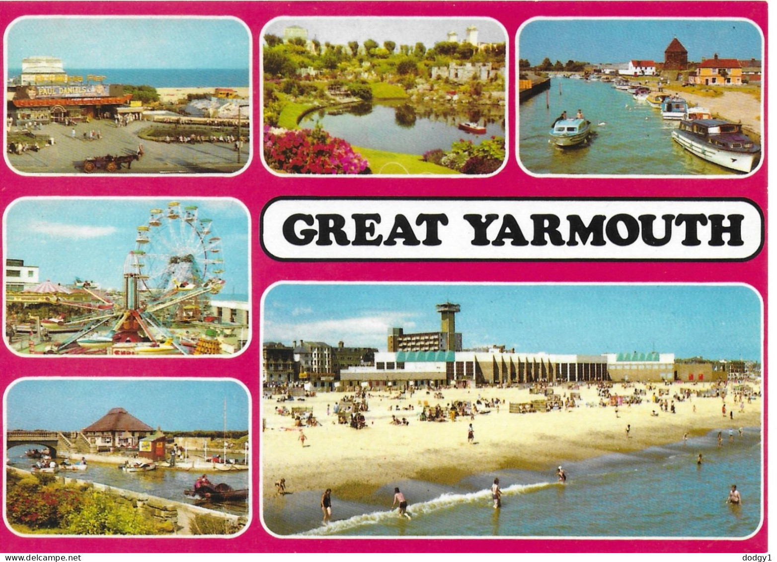 SCENES FROM GREAT YARMOUTH, NORFOLK, ENGLAND. UNUSED POSTCARD   Zq2 - Great Yarmouth