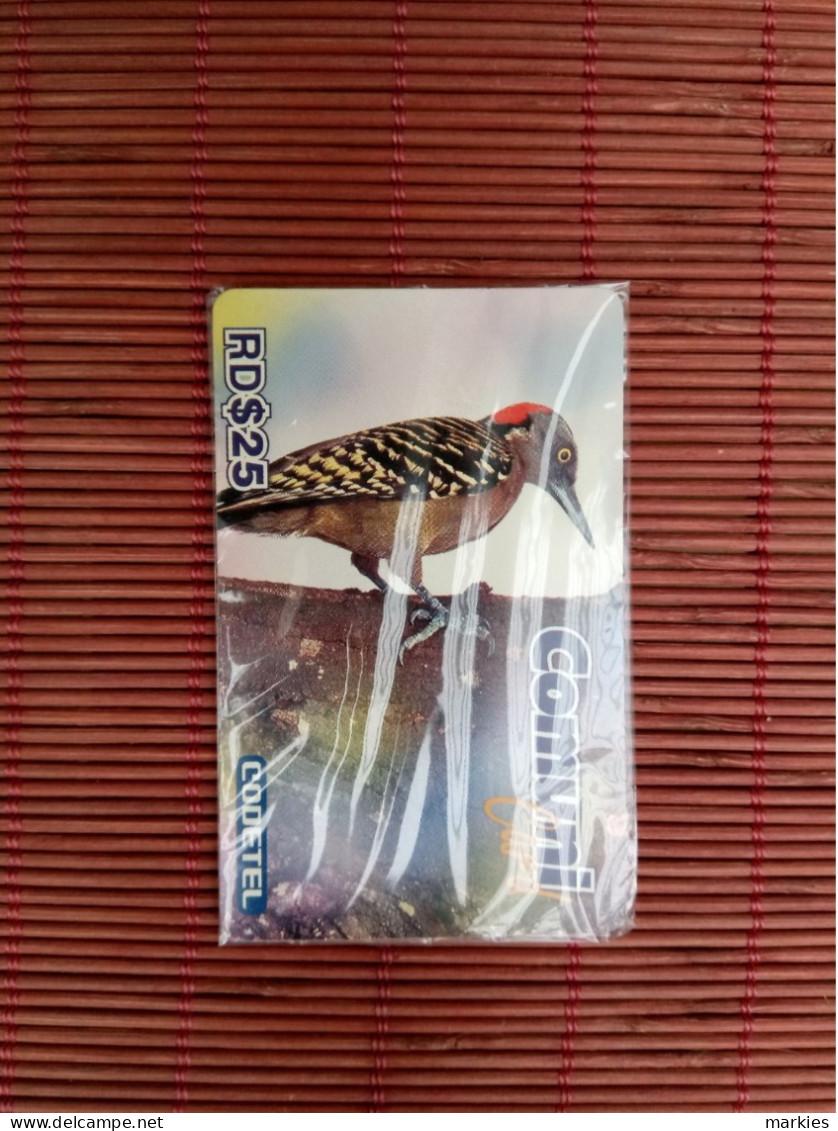 Prepaidacr Bird RD$25 New With Blister Rare - Dominica