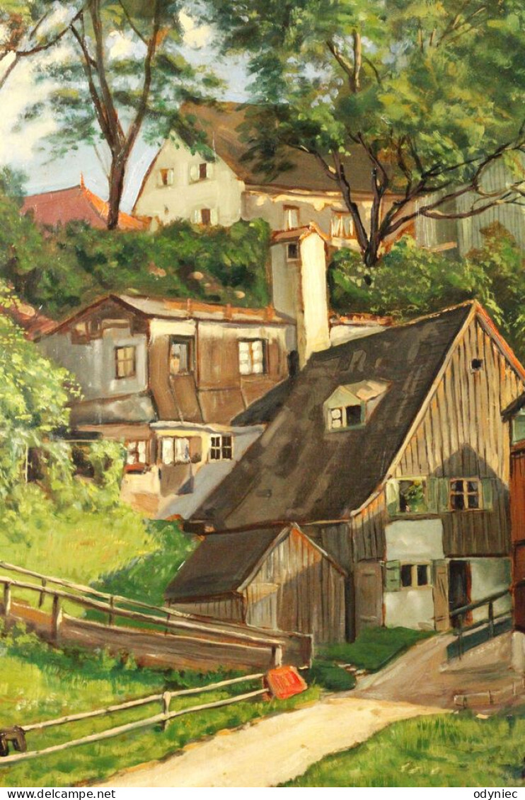 Fr.Gollingen Oil Painting,Germany 1919 - Oleo