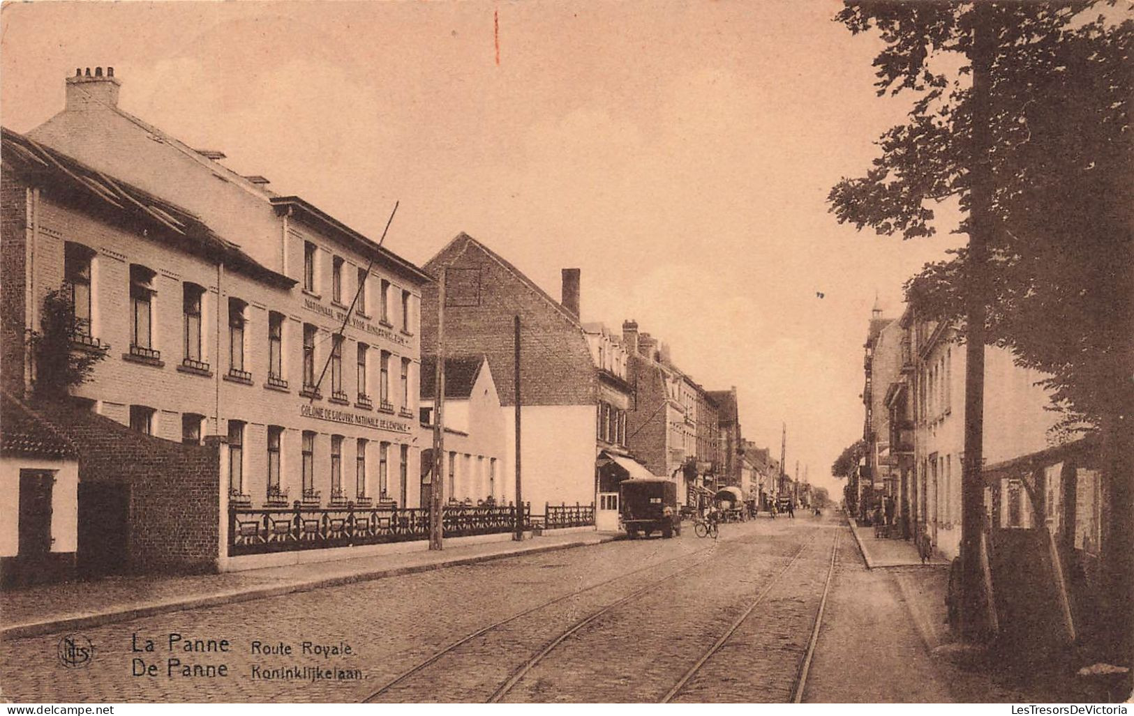 BELGIQUE - De Panne - La Route Royale -  Carte Postale Ancienne - De Panne